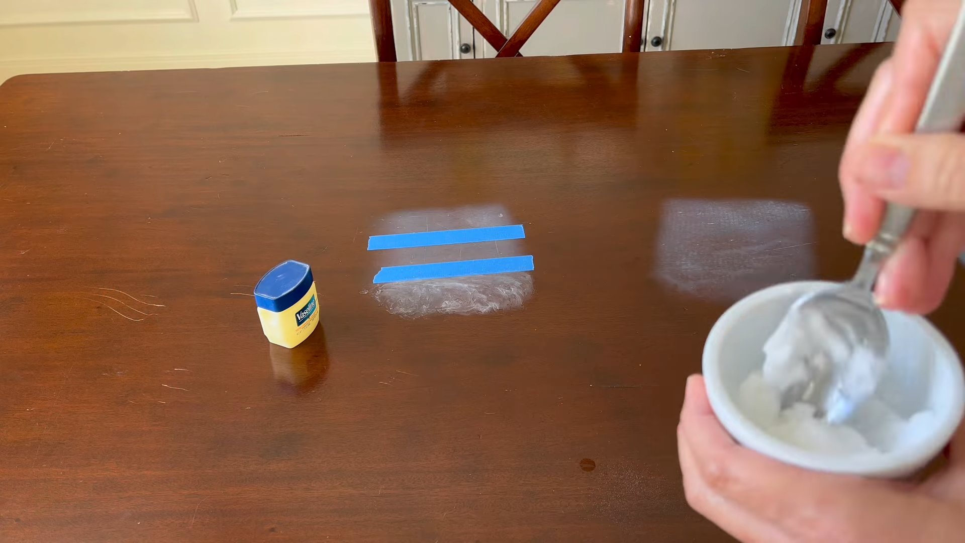Wood Heat Stain Removal